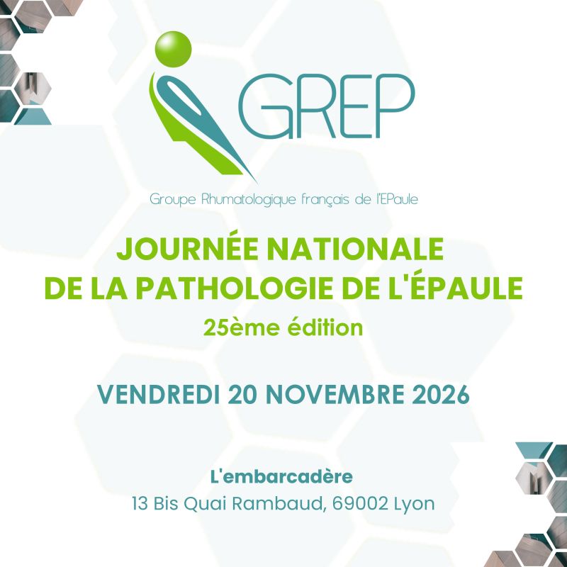 25e Journée Nationale de la Pathologie de l’Épaule