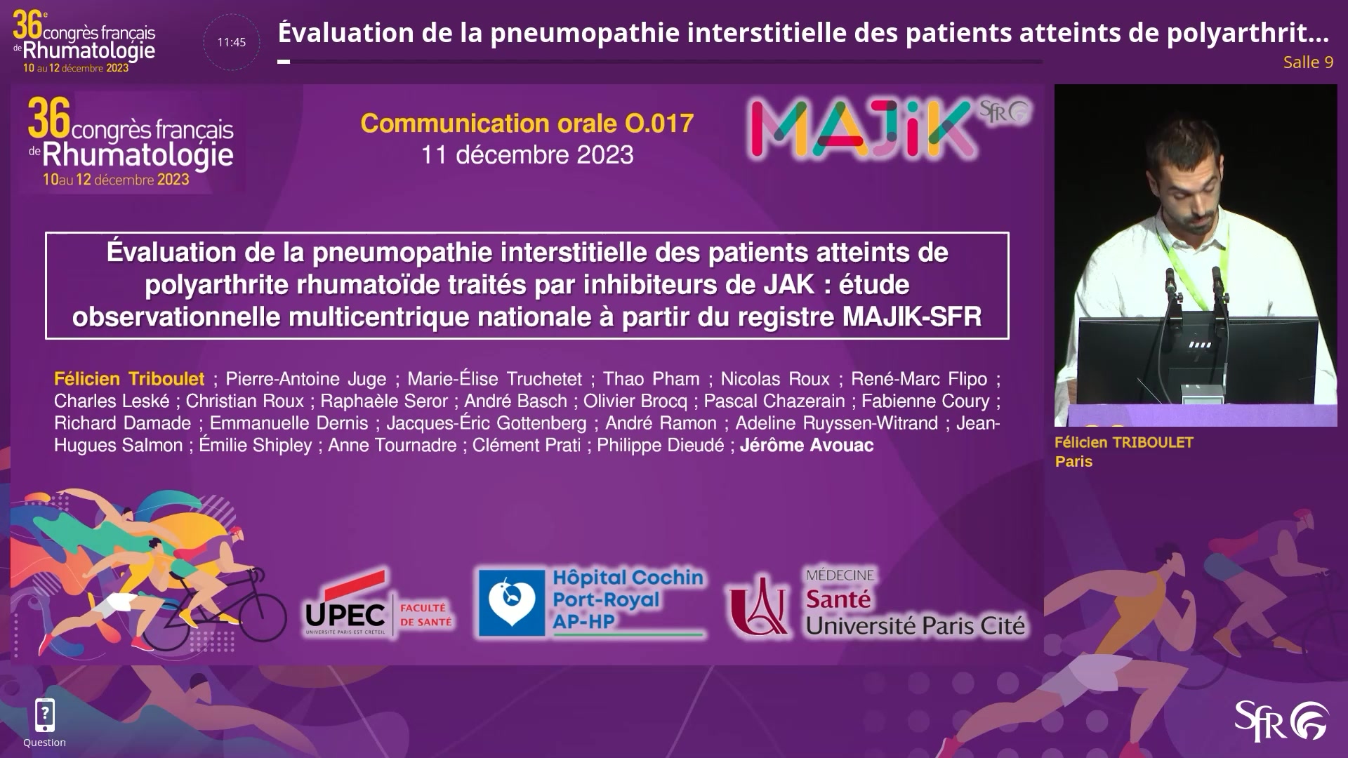 Évaluation de la pneumopathie interstitielle des patients atteints de polyarthrite rhumatoïde traités par inhibiteurs de JAK : étude observationnelle multicentrique nationale à partir du registre MAJIK-SFR