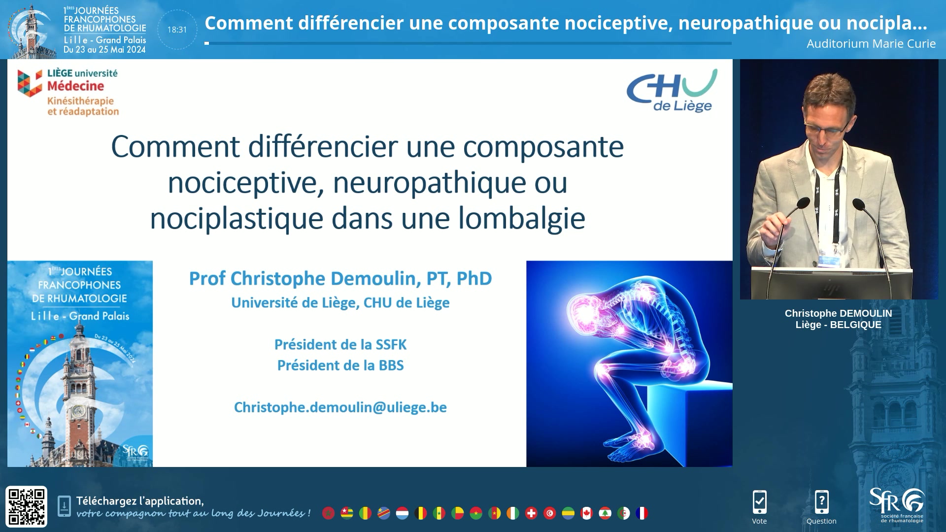 Comment différencier une composante nociceptive, neuropathique ou nociplastique dans une lombalgie