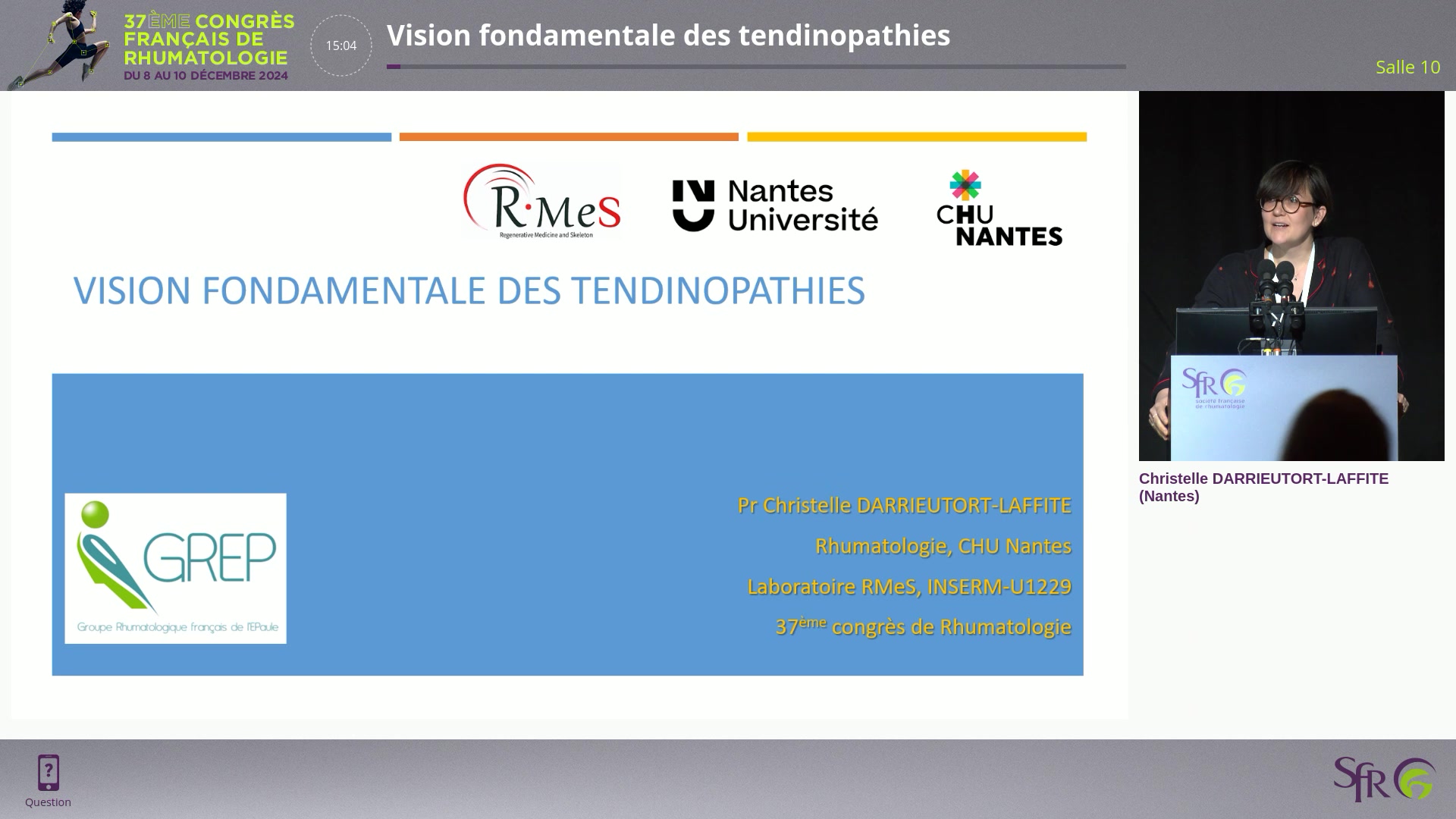 Vision fondamentale des tendinopathies