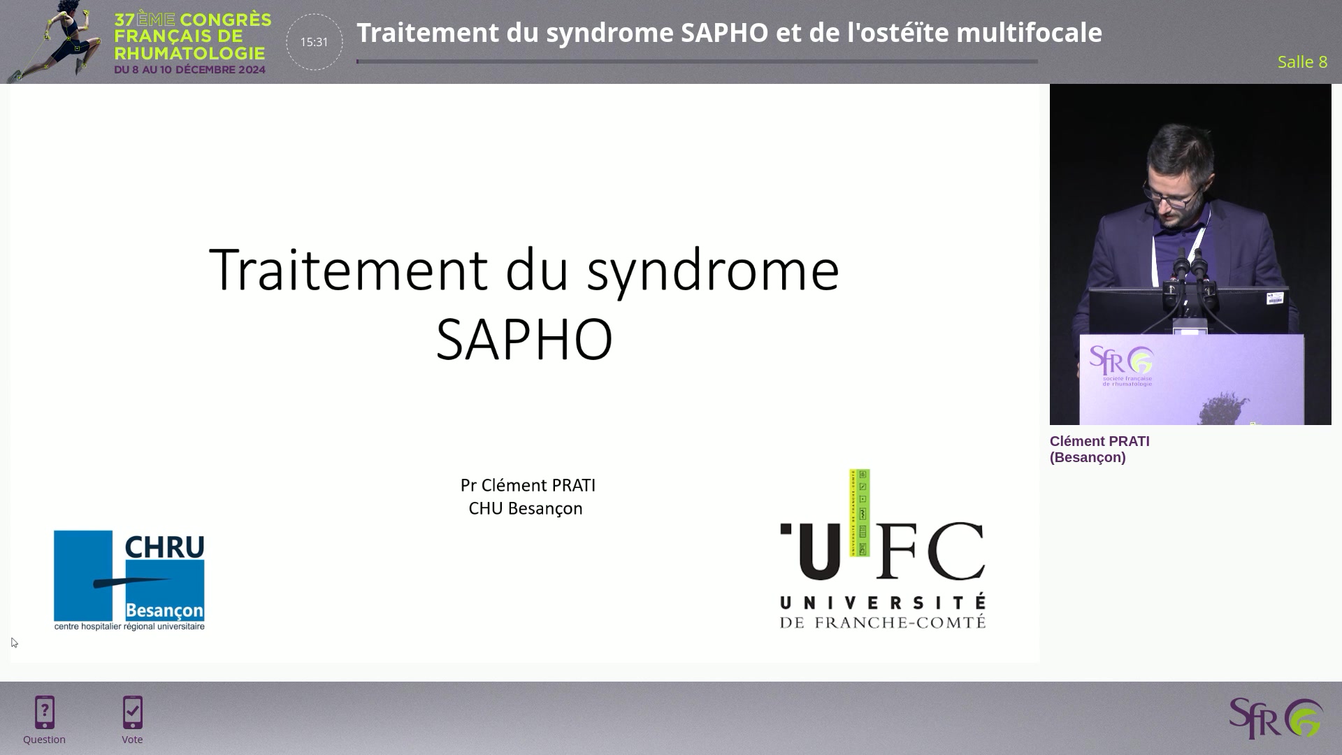 Traitement du syndrome SAPHO et de l’ostéïte multifocale