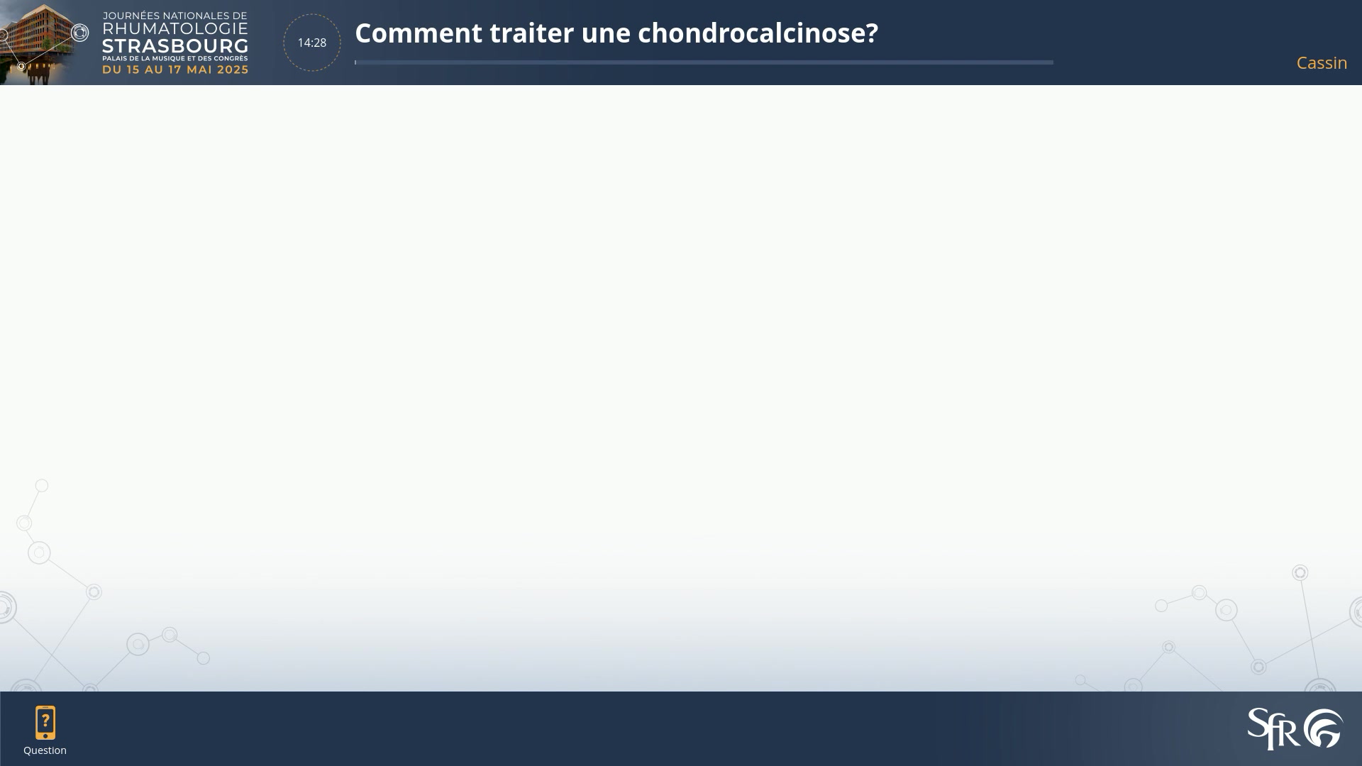Comment traiter une chondrocalcinose?