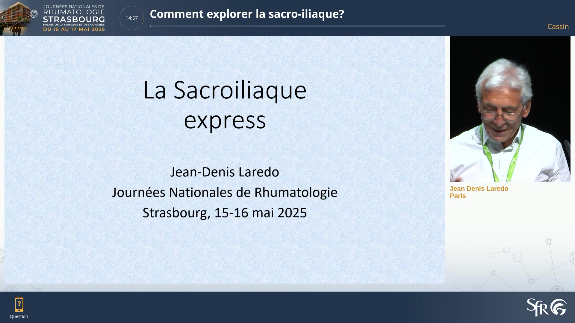 Comment explorer la sacro-iliaque?