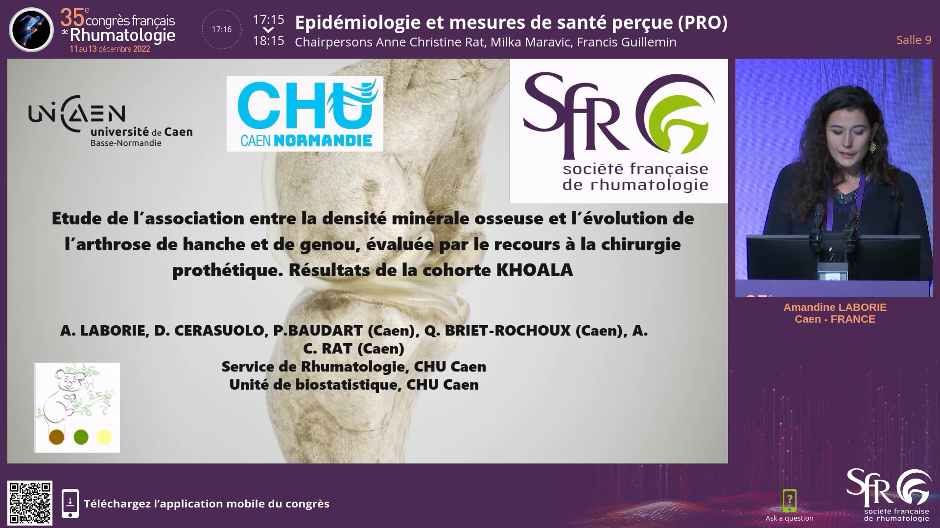 Densité minérale osseuse et recours à la chirurgie prothétique chez les patients atteints d’arthrose symptomatique de hanche et/ou de genou : résultats de la cohorte KHOALA
