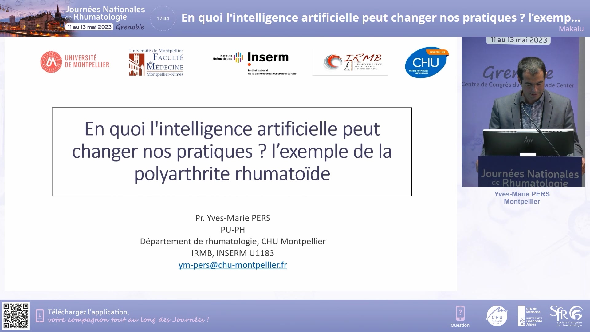 En quoi l’intelligence artificielle peut changer nos pratiques ? l’exemple de la polyarthrite rhumatoïde