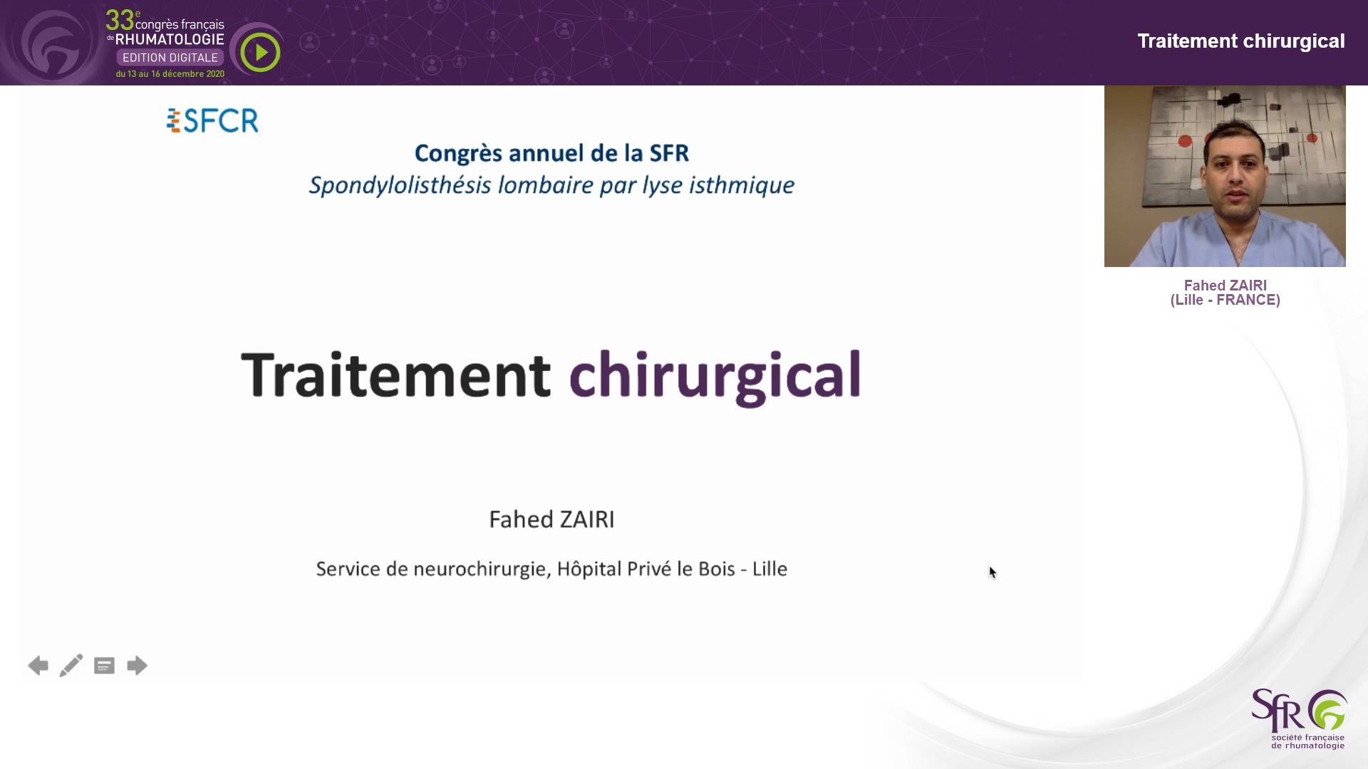 Traitement chirurgical