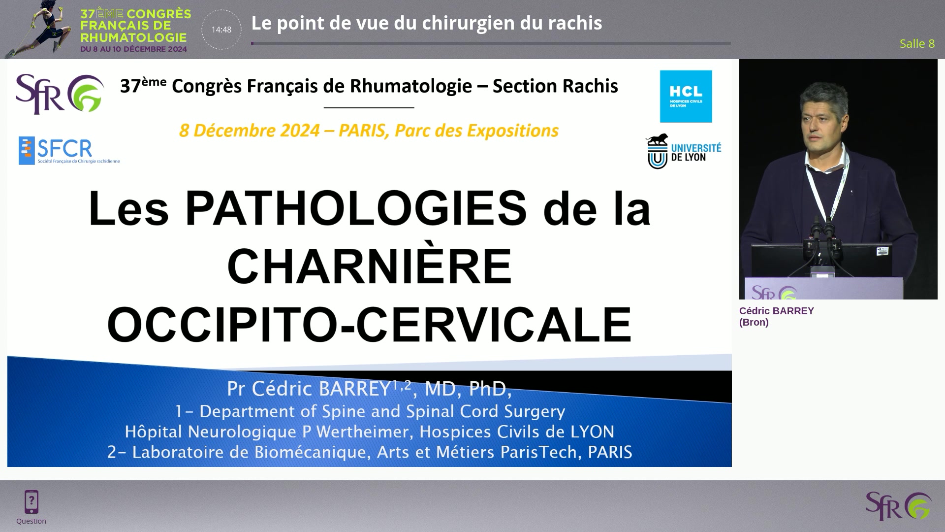 Le point de vue du chirurgien du rachis