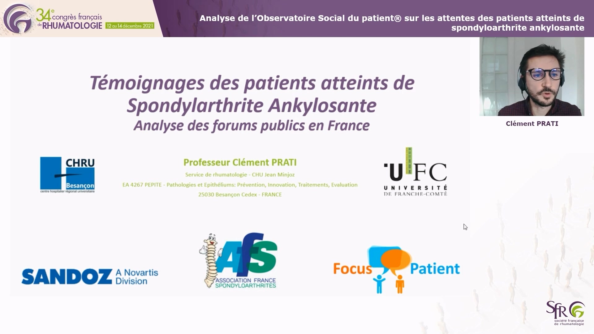 Analyse de l’Observatoire Social du patient® sur les attentes des patients atteints de spondyloarthrite ankylosante