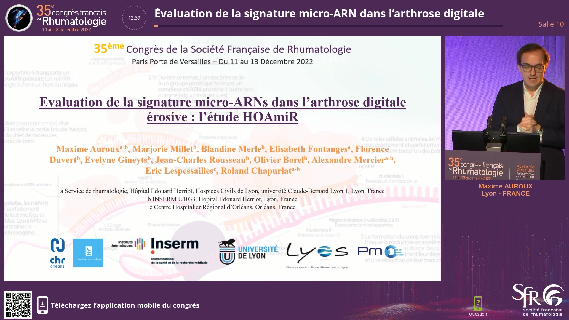 Évaluation de la signature micro-ARN dans l’arthrose digitale