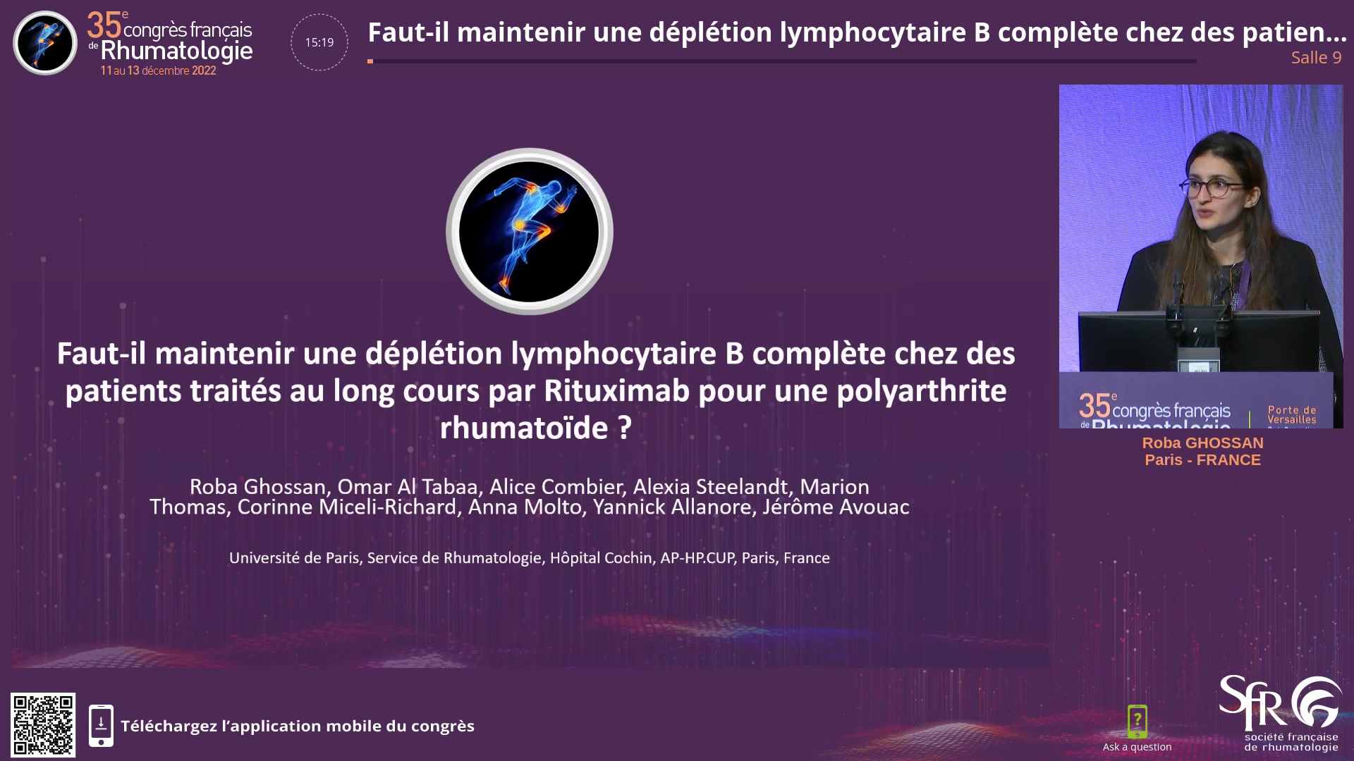 Faut-il maintenir une déplétion lymphocytaire B complète chez des patients traités au long cours par Rituximab pour une polyarthrite rhumatoïde ?