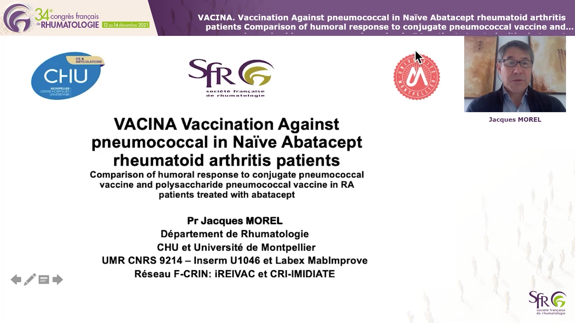 VACINA. Vaccination Against pneumococcal in Naïve Abatacept rheumatoid arthritis patients Comparison of humoral response to conjugate pneumococcal vaccine and polysaccharide pneumococcal vaccine in RA patients treated with abatacept