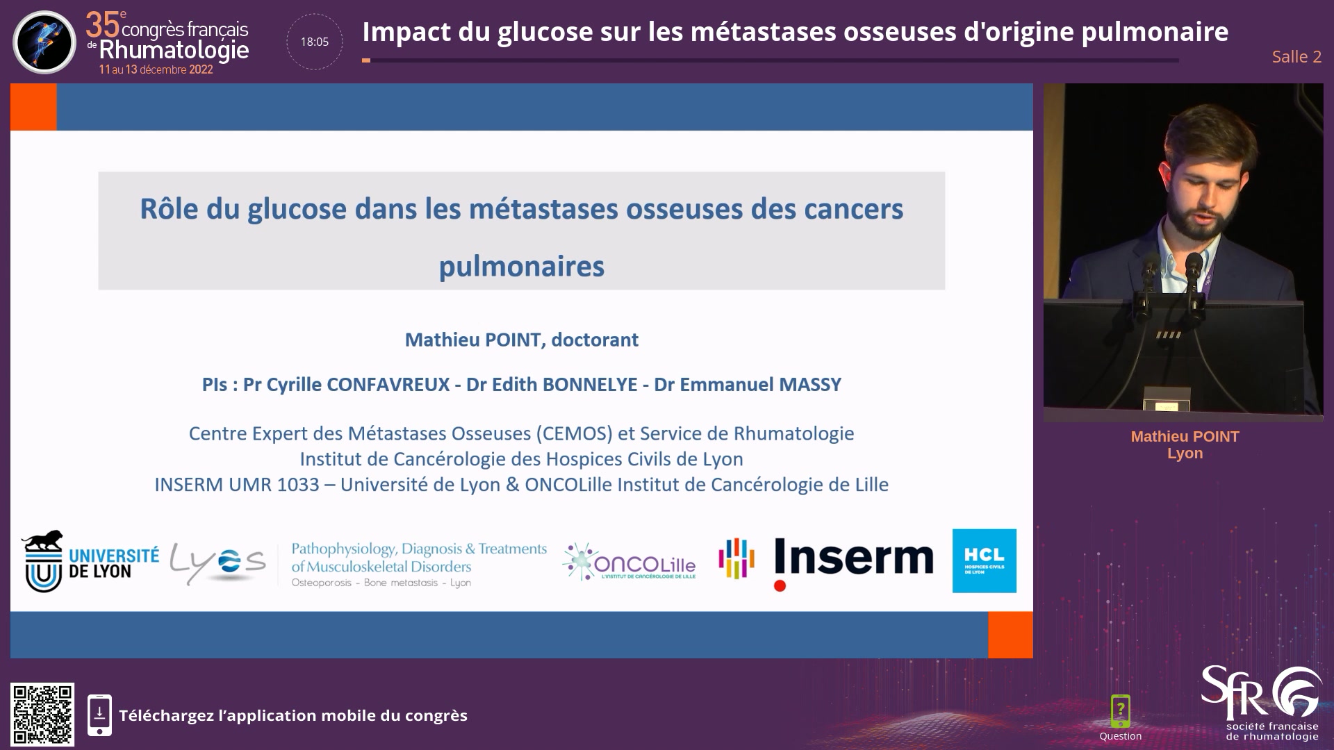 Impact du glucose sur les métastases osseuses d’origine pulmonaire