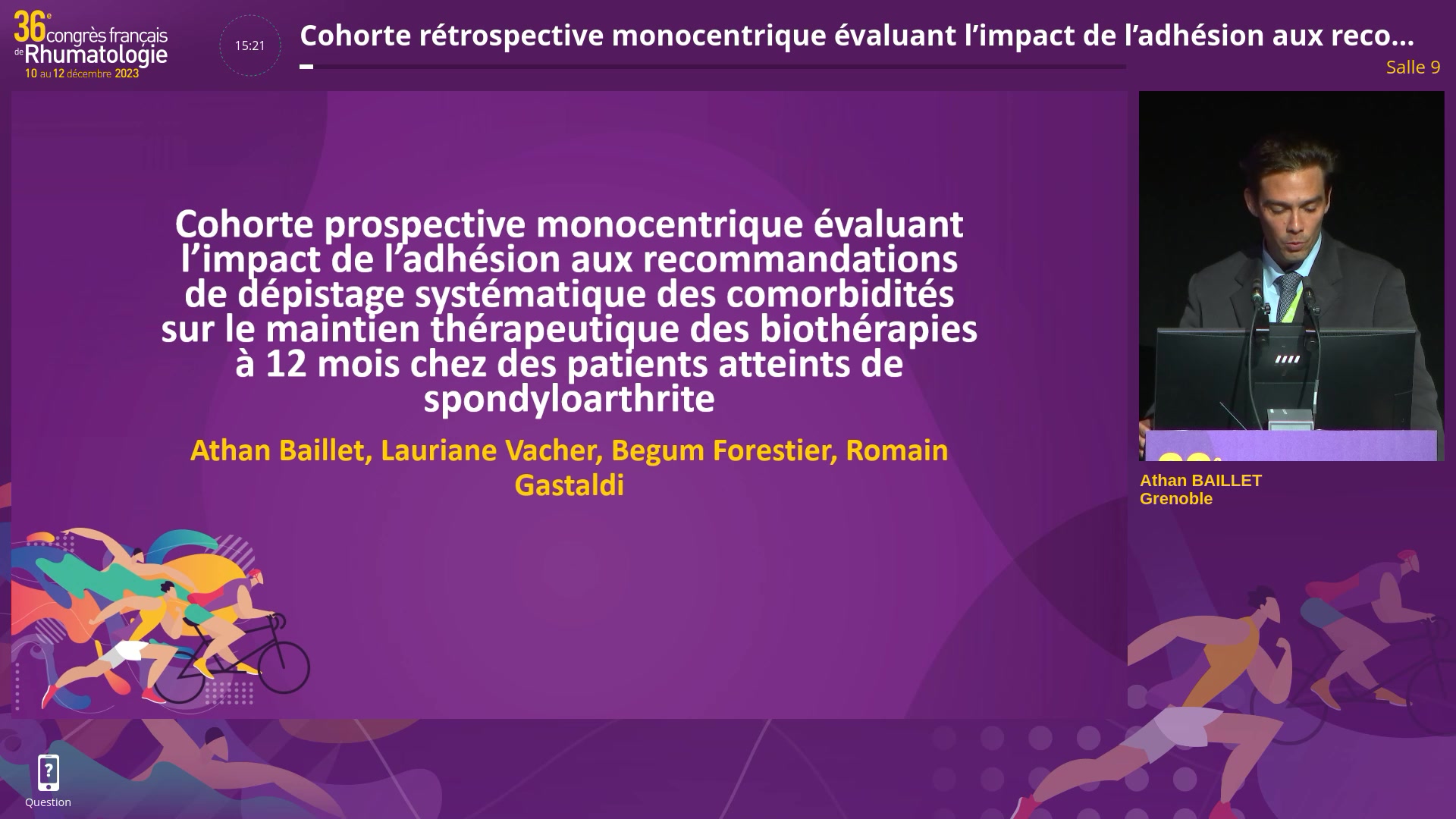 Cohorte rétrospective monocentrique évaluant l’impact de l’adhésion aux recommandations de dépistage systématique des comorbidités sur le maintien thérapeutique des biothérapies a 12 mois chez des patients atteints de spondyloarthrite