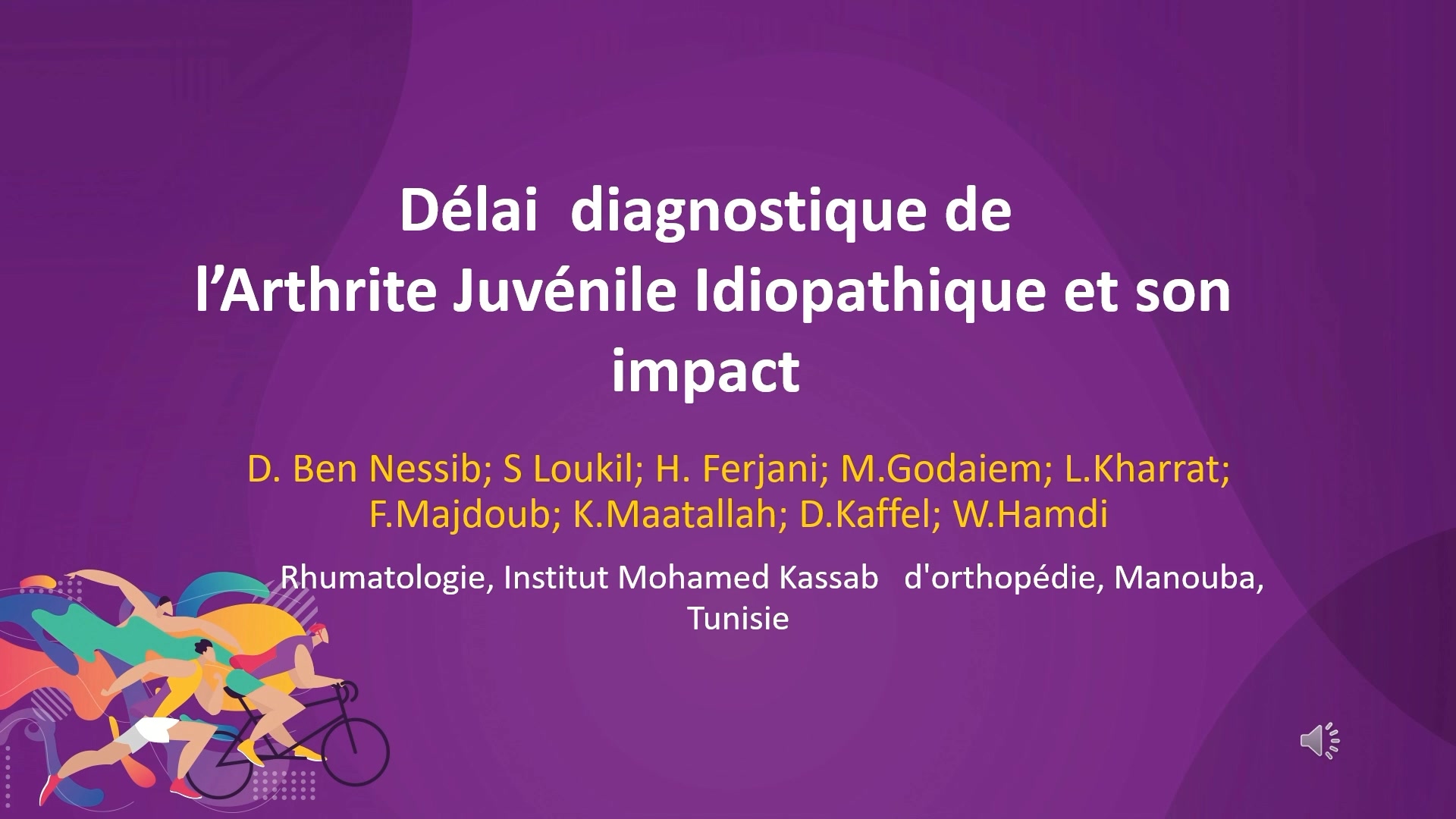 Délai diagnostique de l’Arthrite Juvénile Idiopathique et son impact