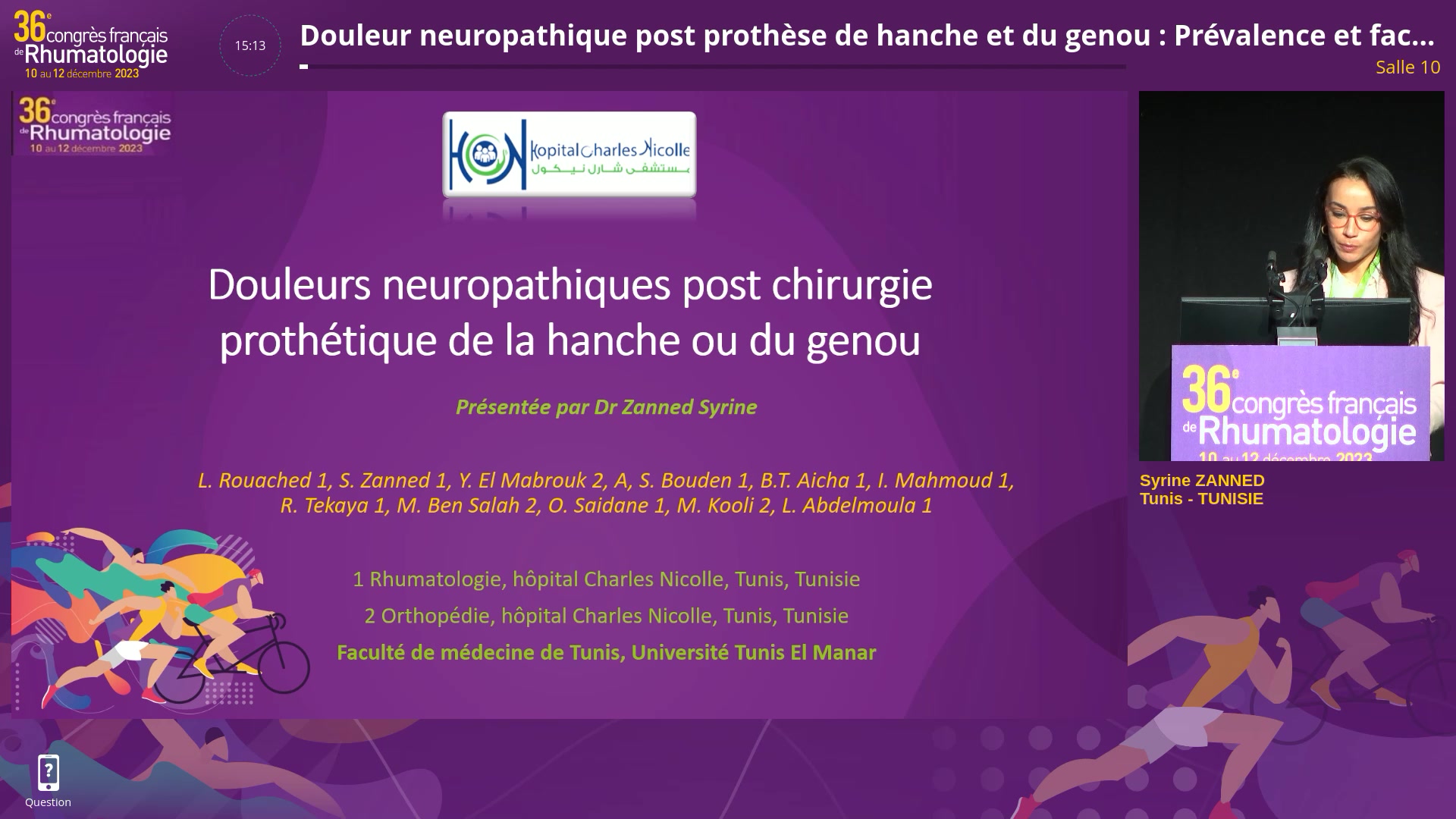 Douleur neuropathique post prothèse de hanche et du genou : Prévalence et facteurs de risques