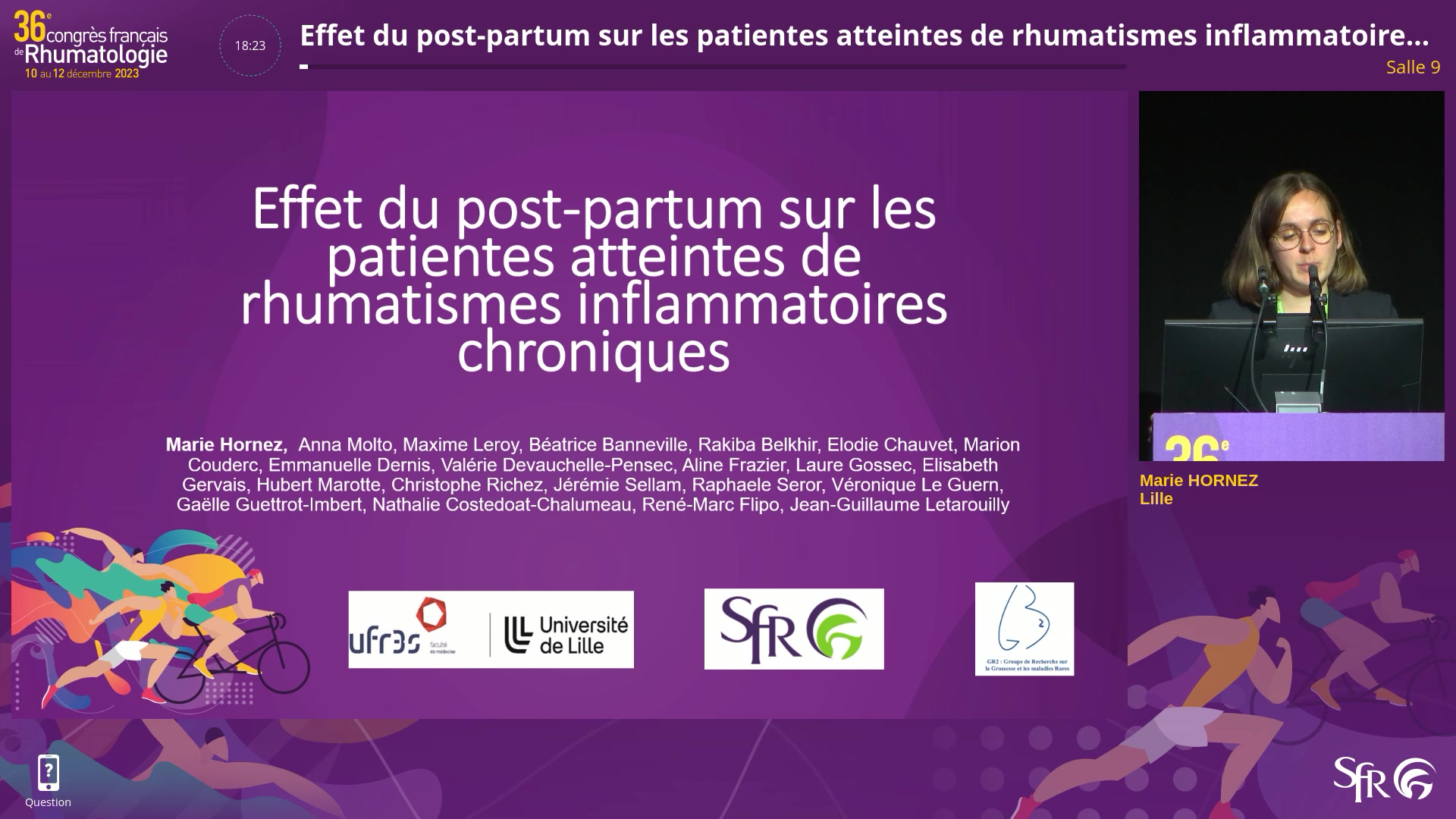 Effet du post-partum sur les patientes atteintes de rhumatismes inflammatoires chroniques