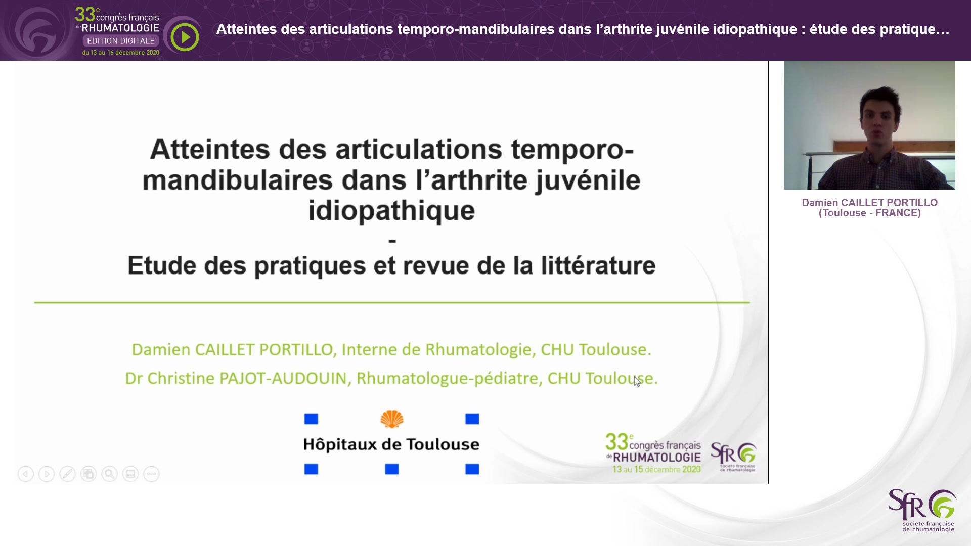 Atteintes des articulations temporo-mandibulaires dans l’arthrite juvénile idiopathique : étude des pratiques et revue de la littérature