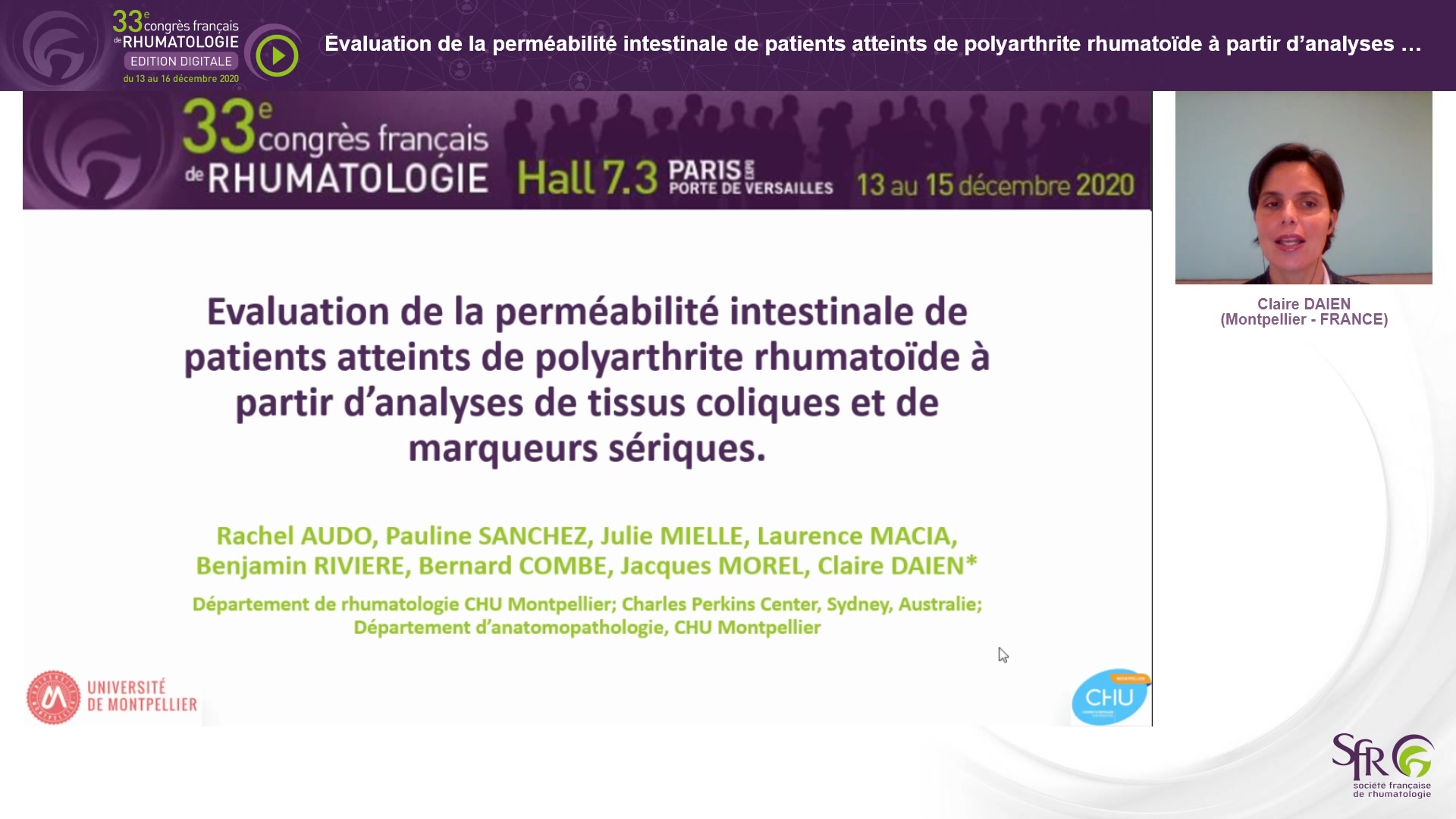 Évaluation de la perméabilité intestinale de patients atteints de polyarthrite rhumatoïde à partir d’analyses de tissus coliques et de marqueurs sériques