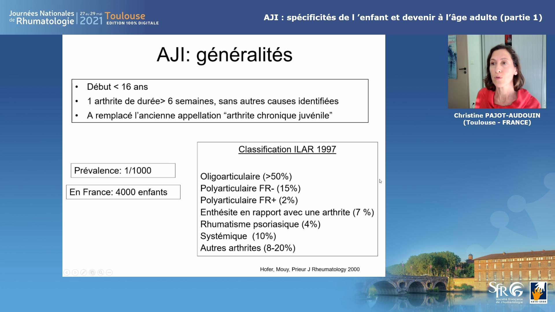 AJI : spécificités de l ’enfant et devenir à l’âge adulte (partie 1)